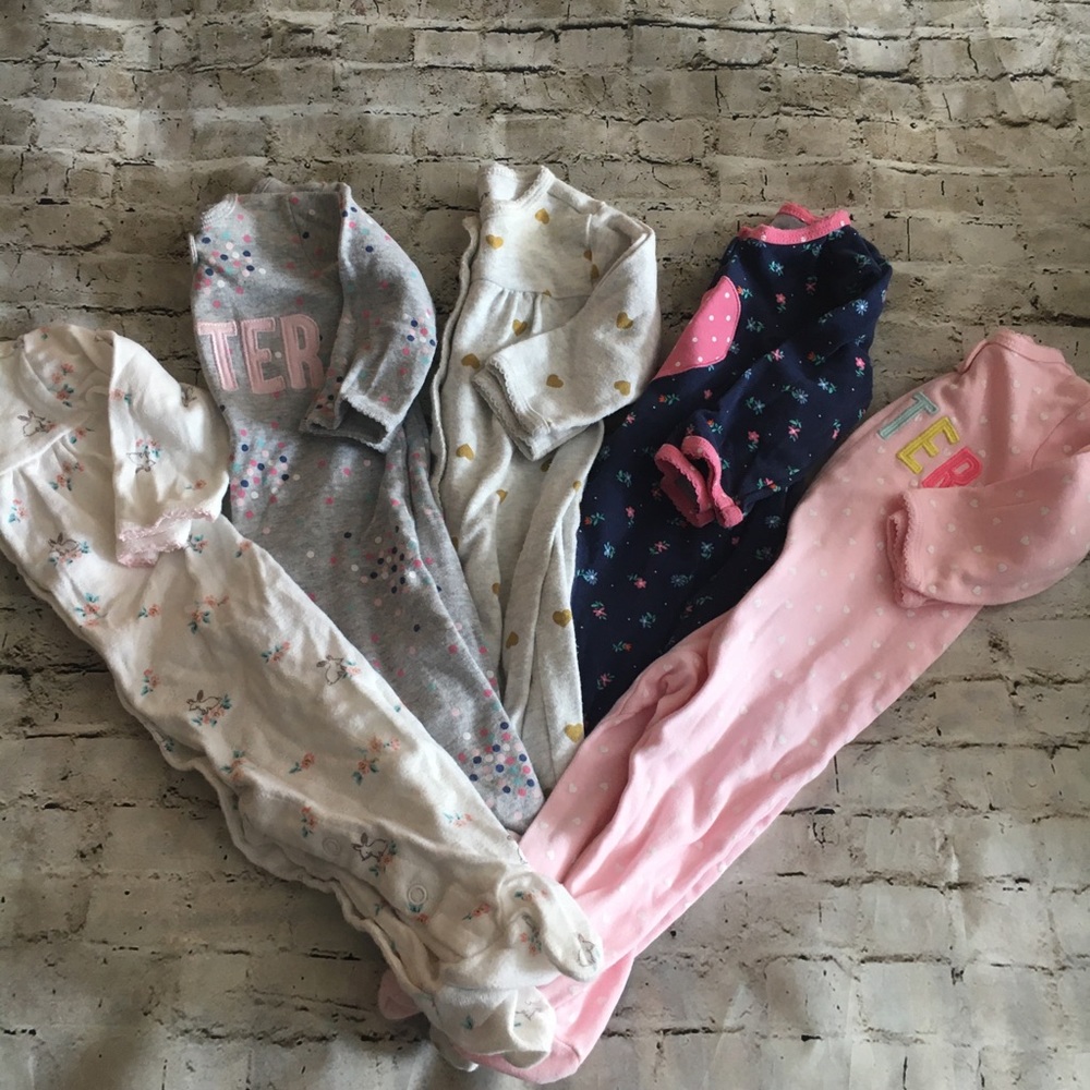 Carter’s pajama bundle, size 6 month